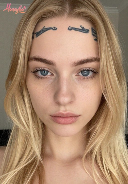 Blonde Tattooed AI Girlfriend